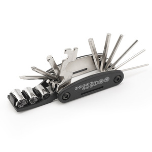 Juego de herramientas multiusos para bicicleta G3 16 en 1, herramientas de reparación plegables portátiles de aleación para mantenimiento de ciclismo - Product Image 2
