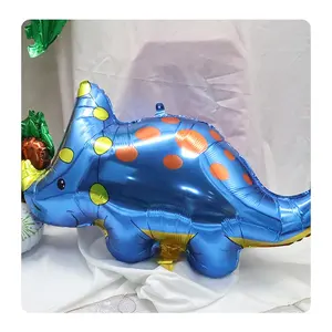 MTF-globos de helio de aluminio con forma especial de dinosaurios, decoración para fiesta de feliz cumpleaños, venta al por mayor