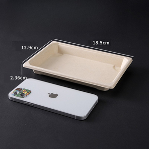 Scatola Biodegradabile Impermeabile di Alta Qualità per Sushi da Asporto in Carta Kraft Portatile per Ristoranti Giapponesi e Alimenti per Bambini - Product Image 3