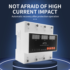 LUZRO 63A 380V ayarlanabilir aşırı gerilim düşük gerilim koruyucu ev otomatik kurtarma koruma cihazı sıfırlama özelliği - Product Image 2