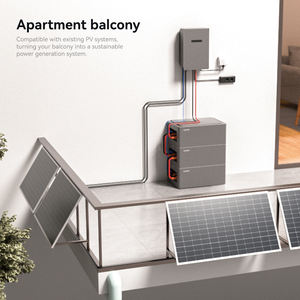 SUNORD Germany Балконная солнечная система 800 ватт маленькая на сетке Солнечная Балконная электростанция Balkonkraftwerk с аккумулятором LiFePO4 - Product Image 6