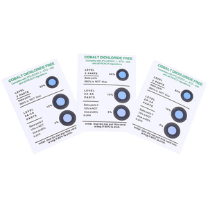 Etiqueta Indicadora de Humedad, Tarjeta <span class=keywords><strong>PCB</strong></span> de Cartón Resistente al Aceite, Reversible, 3 Puntos, Resistente a la Humedad del 30% al 50% - Product Image 4