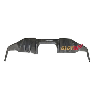 AG JDM Style Carbon Fiber Rear Diffuser Bumper Lip Fins Spoiler <b>Splitter</b> for Honda Civic 11th FL5 Type R 2022-2023 - Product Image 1
