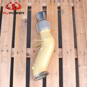 Collecteur d'échappement en acier inoxydable brossé B48 pour BMW B48 320i <span class=keywords><strong>325i</strong></span> 330i châssis G/châssis F Revêtement céramique SS304 Collecteur d'échappement de course - Product Image 2