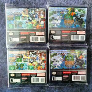 Videogiochi retrò con scatola Pokmon nero bianco 1 2 cartuccia per console per videogiochi Nintendos