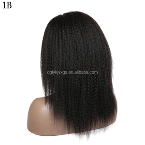 <span class=keywords><strong>Parrucca</strong></span> Sintetica con Fascia, Nera, Liscia e Crespa, per Donne Afroamericane, Capelli Sintetici <span class=keywords><strong>Afro</strong></span> Crespi - Product Image 3