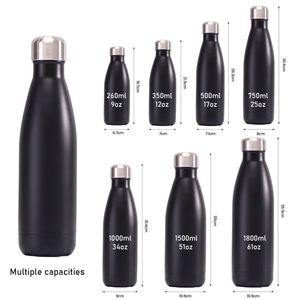 Botella Deportiva Personalizada con Logotipo de Fábrica, Botella de Agua de Acero Inoxidable de 500 ml y 750 ml, Botella de Cola Aislada al Vacío, Libre de BPA - Product Image 4