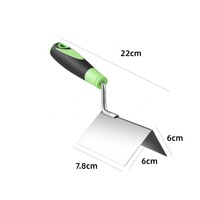 Kit d'outils pour coins de cloisons sèches, couteau à coins intérieur et extérieur, truelle à coins en acier inoxydable, outil de finition du béton
