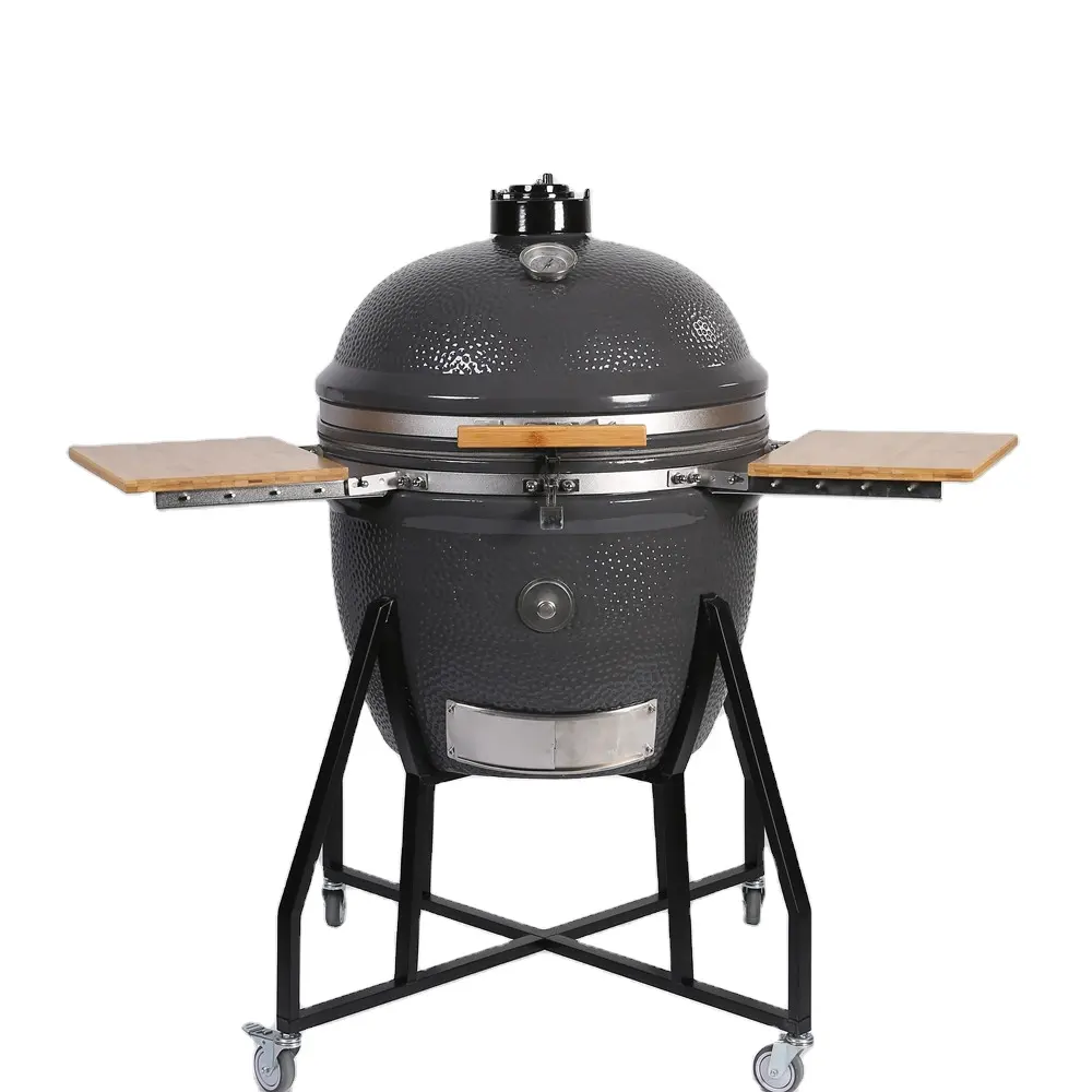 27 Inch Xxl Size Keramische Kamado Grill Grote Houtskool Bbq Grills, Outdoor Tandoor Kamado Grill