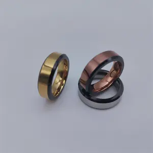 New Craft Electroplated Color Custom RFID Ceramic Blank Ring NTAG 213/125khz Smart Rings For Payment/Electric Car Key