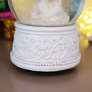 Globe à neige en résine en forme d'ange pour la décoration de la maison, cadeaux de nouvel an Offre Spéciale - Product Image 2