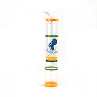 Emballage personnalisé en tube PVC transparent, boîte cylindrique en plastique, tube rond en acétate pour cadeaux et cosmétiques