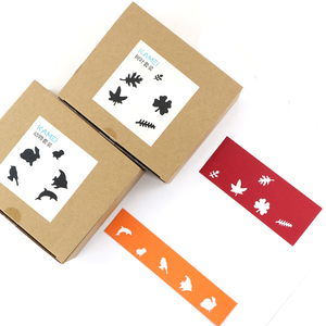 Bộ đục giấy thủ công tùy chỉnh 5 chiếc, nhiều mẫu khác nhau, kích thước lớn, dùng cho sổ lưu niệm, hình bướm, lá, hoa văn đẹp mắt - Product Image 5