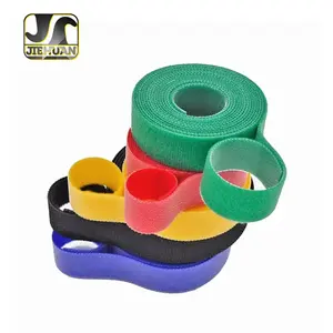 Superb Eco-Friendly Velcroes Back-to-Back Hook and Loop Tape for Cable Ties