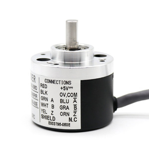 OvW2 Incremental Encoder <b>5V</b> A B Z Phase Quadrature Output Round End For Machine Tool Servo Motors - Product Image 1