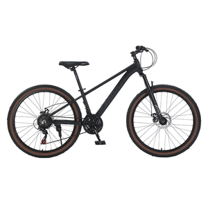 Bicicleta de Montaña de 24 Pulgadas para Principiantes, <span class=keywords><strong>Cuadro</strong></span> de <span class=keywords><strong>Aluminio</strong></span> de Alta Resistencia, Horquilla de Acero, 21 Velocidades, Frenos de Disco Mecánicos, Absorción de Impactos - Product Image 2