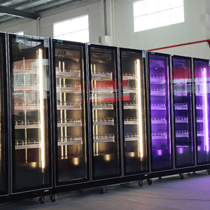 Thời trang hiện đại khách sạn Bar siêu thị dọc Glass Cooler Trung Quốc rượu vang và đồ uống tủ lạnh - Product Image 4