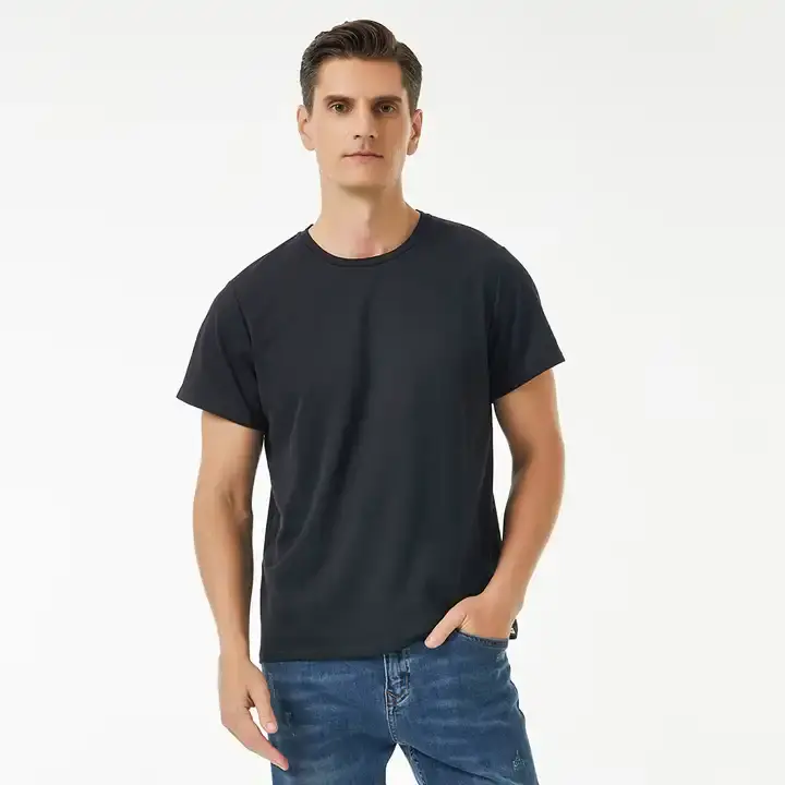 Ropa de fibra plateada, ropa de protección EMF, Camiseta corta para hombre, ropa de protección contra la radiación electromagnética EMF