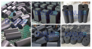 Presse à briquettes de charbon de bois à piston hydraulique réglable en pression pour biomasse d'olives et fumier de vache - Product Image 2