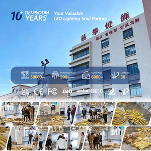 Thiết kế mới hiện đại cao dài Trần thủy tinh dẫn ánh sáng đèn chùm cho khách sạn và phòng khách tùy chỉnh Dimmable - Product Image 5