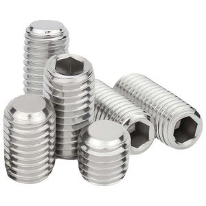 Venta al por mayor de alto estándar DIN916 M2x2 M3 M4 M6 <span class=keywords><strong>M8</strong></span> Nylon Latón 304 Tornillos prisioneros de acero inoxidable <span class=keywords><strong>Tornillo</strong></span> hexagonal Allen - Product Image 3