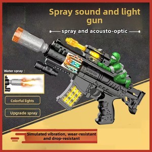 <span class=keywords><strong>Pistola</strong></span> <span class=keywords><strong>de</strong></span> juguete para niños, <span class=keywords><strong>pistola</strong></span> eléctrica, luz <span class=keywords><strong>de</strong></span> soldado, música, vibración, subfusil rociador - Product Image 5