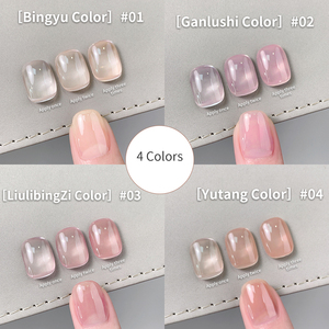 Logo personnalisé <span class=keywords><strong>Nude</strong></span> Color Vernis à <span class=keywords><strong>ongles</strong></span> en gel UV Soak Off Vernis à <span class=keywords><strong>ongles</strong></span> en gel de Noël Couleur nue - Product Image 2