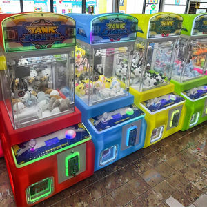 لعبة تجارية لعبة مقاتل للدبابات تعمل بقطع النقود المعدنية آلة لعبة صغيرة من القطيفة رافعة مخلب آلة - Product Image 4
