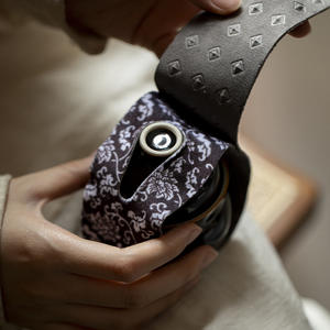 Vente en gros Fortune Gourd Tea Set - 1 <span class=keywords><strong>pot</strong></span> 2 tasses Portable Gongfu Teaware avec Fast Brew - Product Image 3