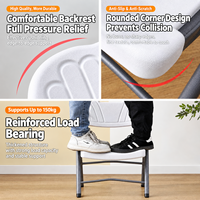 Chaise pliante en plastique robuste moderne, portable et empilable, pour mariage, banquet, événement, conférence, formation, école et parc