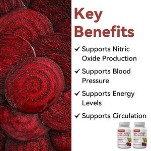 LIFE WORTH Private Label Vegan unterstützt herz gesunde Vitamine 3 in 1 Red Beet Root Extract Capsule - Product Image 4