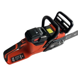 SENGXIN 16 Inch Red <b>Battery</b> <b>Operated</b> Handheld Rechargeable Mini 60V Cordless Chainsaw With Steel Blade 1 Year Warranty - Product Image 5