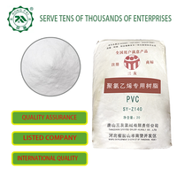 Poudre de résine PVC Tangshan sanyou sy-z140 résine plastique pvc chlorure de polyvinyle pâte de pvc résine pour goutte de plastique