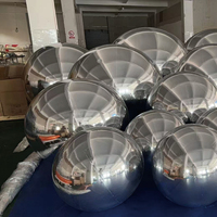Ballons gonflables géants brillants TianYi Tech, boules décoratives métalliques, ballons miroir gonflables