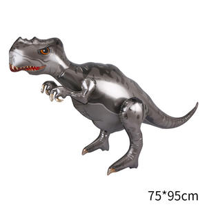 Decoración Temática de Jurassic World, Globos de Helio 3D para Niños, Juguetes, Globos de <span class=keywords><strong>Dinosaurios</strong></span>, Decoración para Fiestas - Product Image 2
