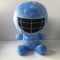 Peluche Amigo Bluudude Abandonné de Haute Qualité, Figurine de Jeu d'Horreur Courte 25cm, Jouet de Noël en Gros pour Magasin de Marchandises pour Adolescents