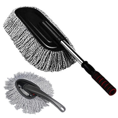 Gray large brush-retractable-small brush