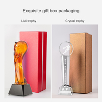 Trophée de basket-ball en cristal Liuli Jadevertu, écologique, poli, personnalisé pour les compétitions sportives