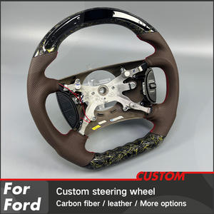 Volante de Fibra de Carbono Forjado Real para Interior de Automóvil Personalizado con Pantalla LED Inteligente para <span class=keywords><strong>Ford</strong></span> <span class=keywords><strong>Mustang</strong></span> GT <span class=keywords><strong>Shelby</strong></span> 2000-<span class=keywords><strong>2004</strong></span> - Product Image 2