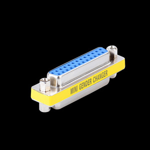 Adaptador DB25 hembra a hembra, conector D-Sub con tornillos para transferencia de señal de vídeo por puerto paralelo - Product Image 4