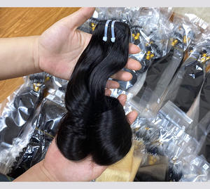 Lot de <span class=keywords><strong>Cheveux</strong></span> Humains Vierges Vietnamiens Style Fumi 12A de Premier Choix, Double Trame Faite à la Machine, 100g, Toutes Couleurs, Pour Tissage <span class=keywords><strong>Femme</strong></span> - Product Image 6