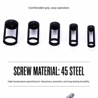 9 PCS 45 #   Kit de compresseur de ressort de soupape en acier, outil de démontage de joint d'étanchéité et de soupape pour la réparation de camions lourds
