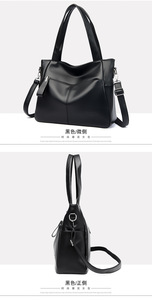New Trendy Pu <b>Leather</b> Tote Shoulder <b>Bag</b> for Women Satchel Handbag with Top Handles <b>Soft</b> Handbags Vintage Shoulder Purses - Product Image 4