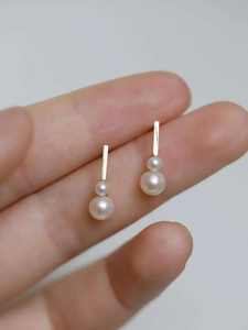 Pendientes de Oro 9K con Cuarzo en Forma de Calabaza, Elegantes y Modernos, Venta al Por Mayor, Kj451 - Product Image 2