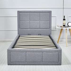 Mobili camera da <span class=keywords><strong>letto</strong></span> <span class=keywords><strong>singolo</strong></span> <span class=keywords><strong>letto</strong></span> di stoccaggio imbottito doppia dimensione Gas <span class=keywords><strong>90x200</strong></span> di sollevamento letti in tessuto per il commercio all'ingrosso - Product Image 5