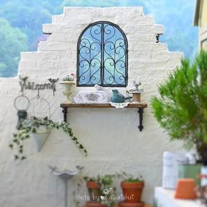 Ferronnerie véritable fenêtre terrasses cintres <span class=keywords><strong>de</strong></span> fenêtre pour <span class=keywords><strong>salon</strong></span> salle à manger <span class=keywords><strong>jardin</strong></span> décorations murales doux meubles <span class=keywords><strong>de</strong></span> maison - Product Image 5