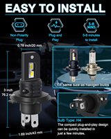 Nvv9 — MINI ampoules LED pour phares de voiture, lumière antibrouillard, facile à installer, pour les automobile, nouvelle collection