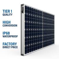 Módulo Fotovoltaico Bifacial Tipo N de Alta Potencia 500W 600W 700W Panel Solar Monocristalino para Techos Comerciales y Residenciales