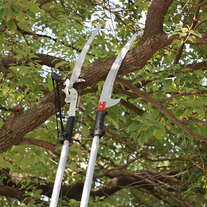 <span class=keywords><strong>Perche</strong></span> télescopique en aluminium réglable de 1,6 m à 2 sections avec conception écologique pour ébrancheurs et <span class=keywords><strong>cueillette</strong></span> de fruits - Product Image 2