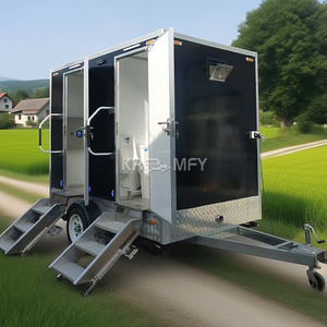 Prix de gros d'usine 2025, toilettes publiques portables d'extérieur, remorque de douche, toilettes, à vendre - Product Image 1